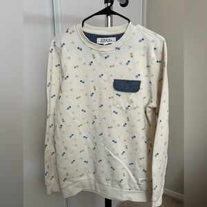 Ezekiel Pulliver Sweatshirt Pineapple & Geometrical Print